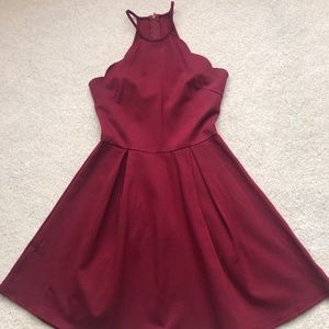 Maroon dress